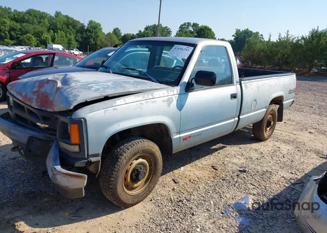 1990 Chevrolet Gmt-400 K1500 z USA, uszkodzony, nr VIN 2GCEK14Z2L1192366